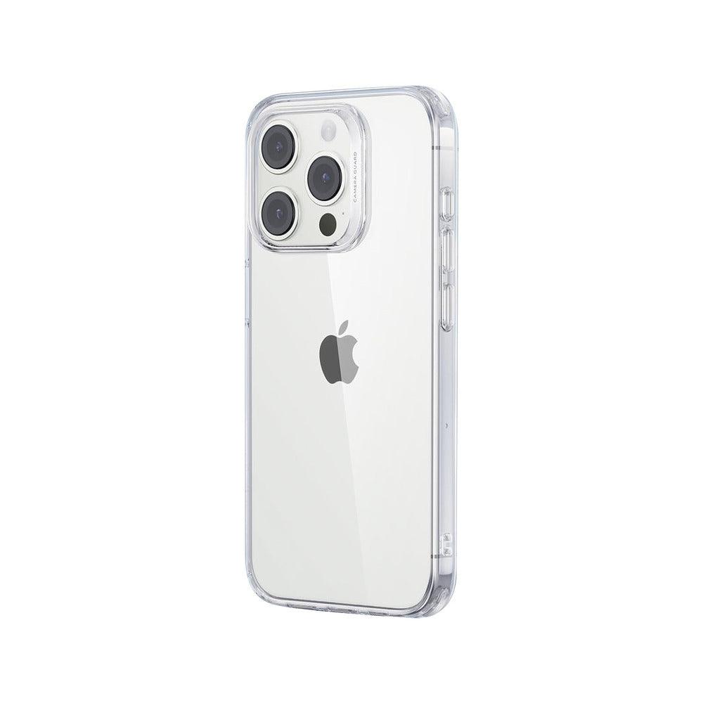 Aibex Designed for Apple iPhone 15 Pro Max Cover | Camera Protection Back Cover Case (TPU + Polycarbonate | Crystal Transparent) - Aibex